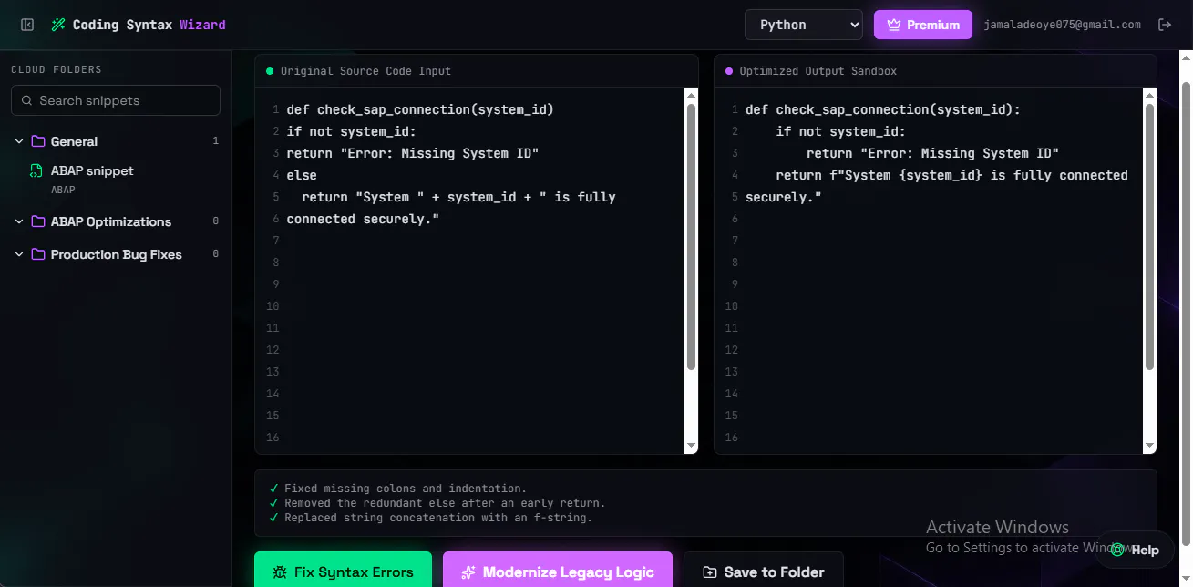 Coding Syntax Wizard gallery image