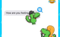 Life of Dino Stickers for iMessage media 3