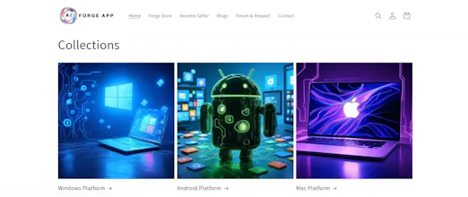 AI Forge APP AI-Generated Content Market gallery image