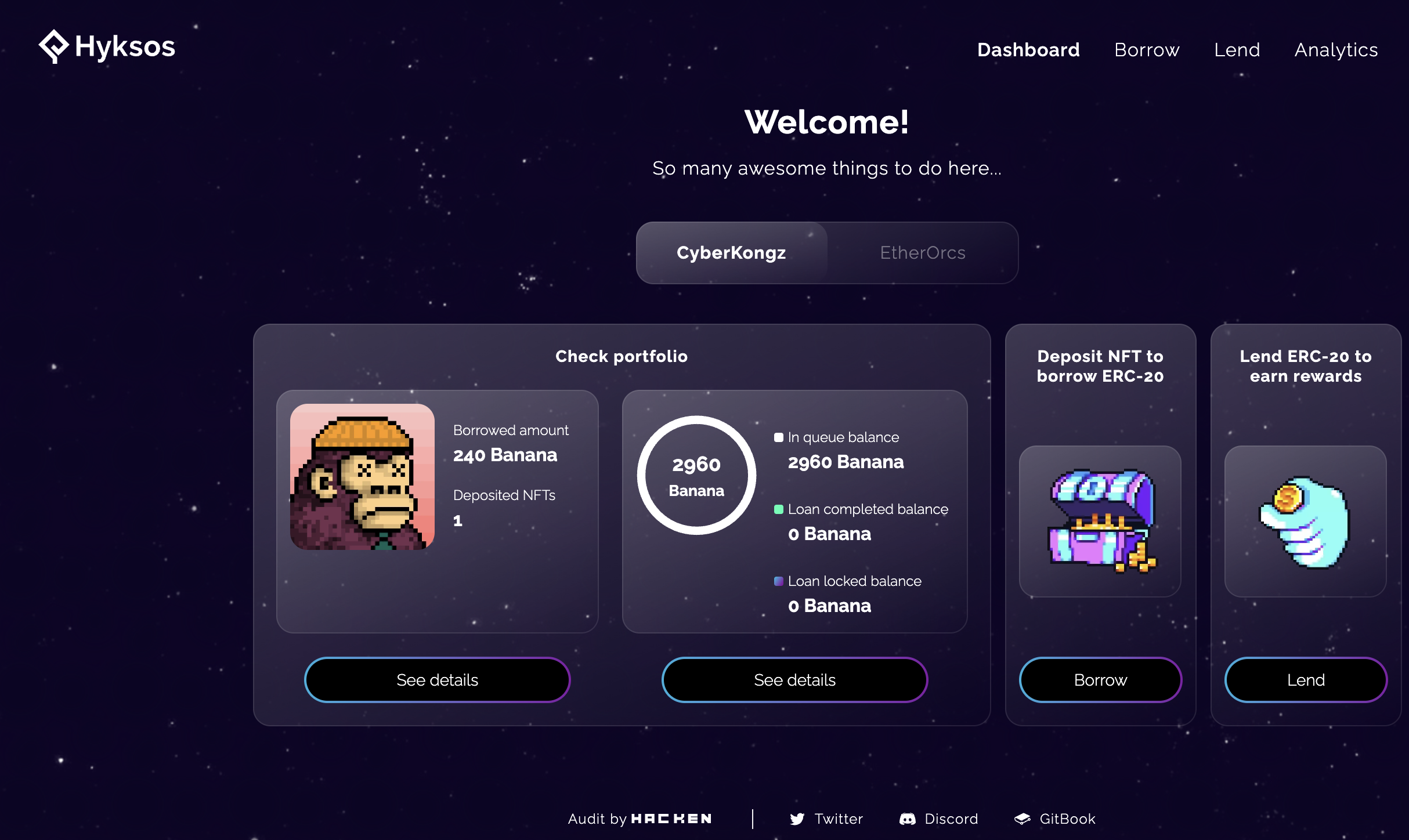 Hyksos - unlock future yield of NFTs gallery image