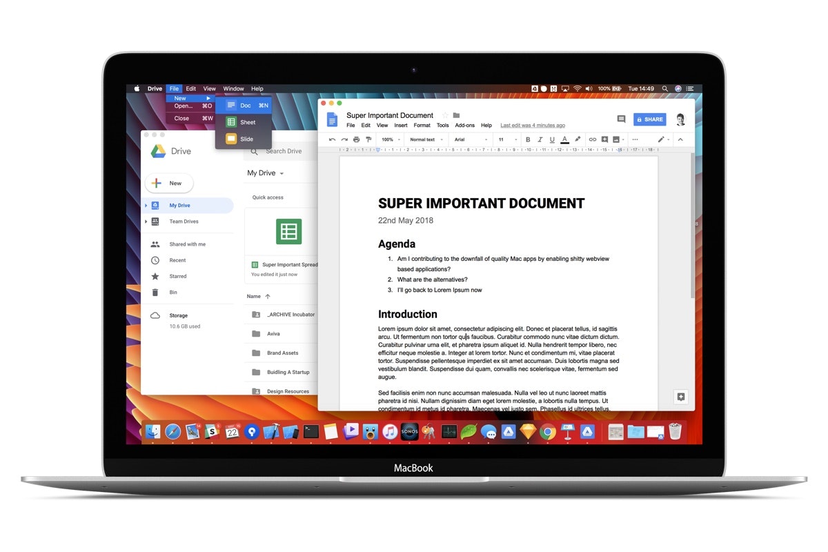 Google Docs for Mac gallery image