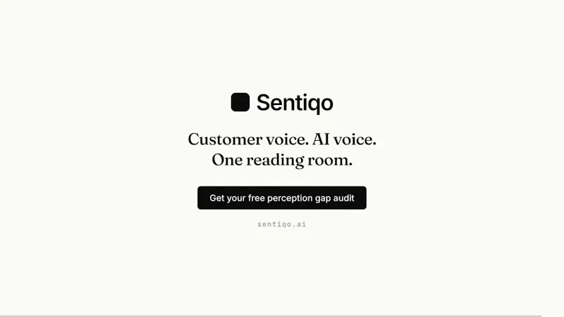 Sentiqo screenshot 1 (video preview)