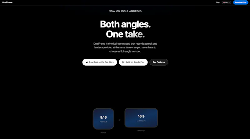 DualFrame: Dual Video Recorder screenshot 2