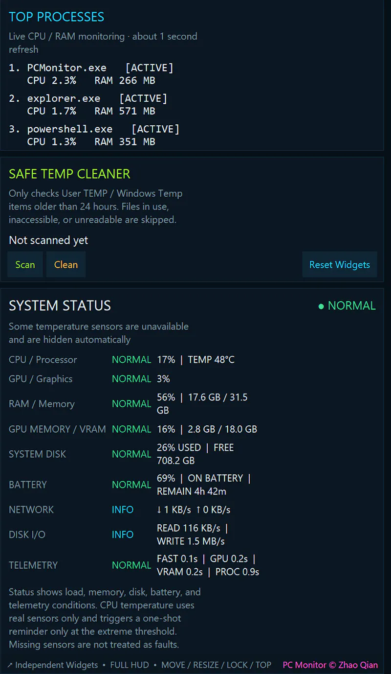 PCMonitor_v1.2 screenshot 4