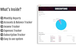 Notion Finance Tracker Template media 2