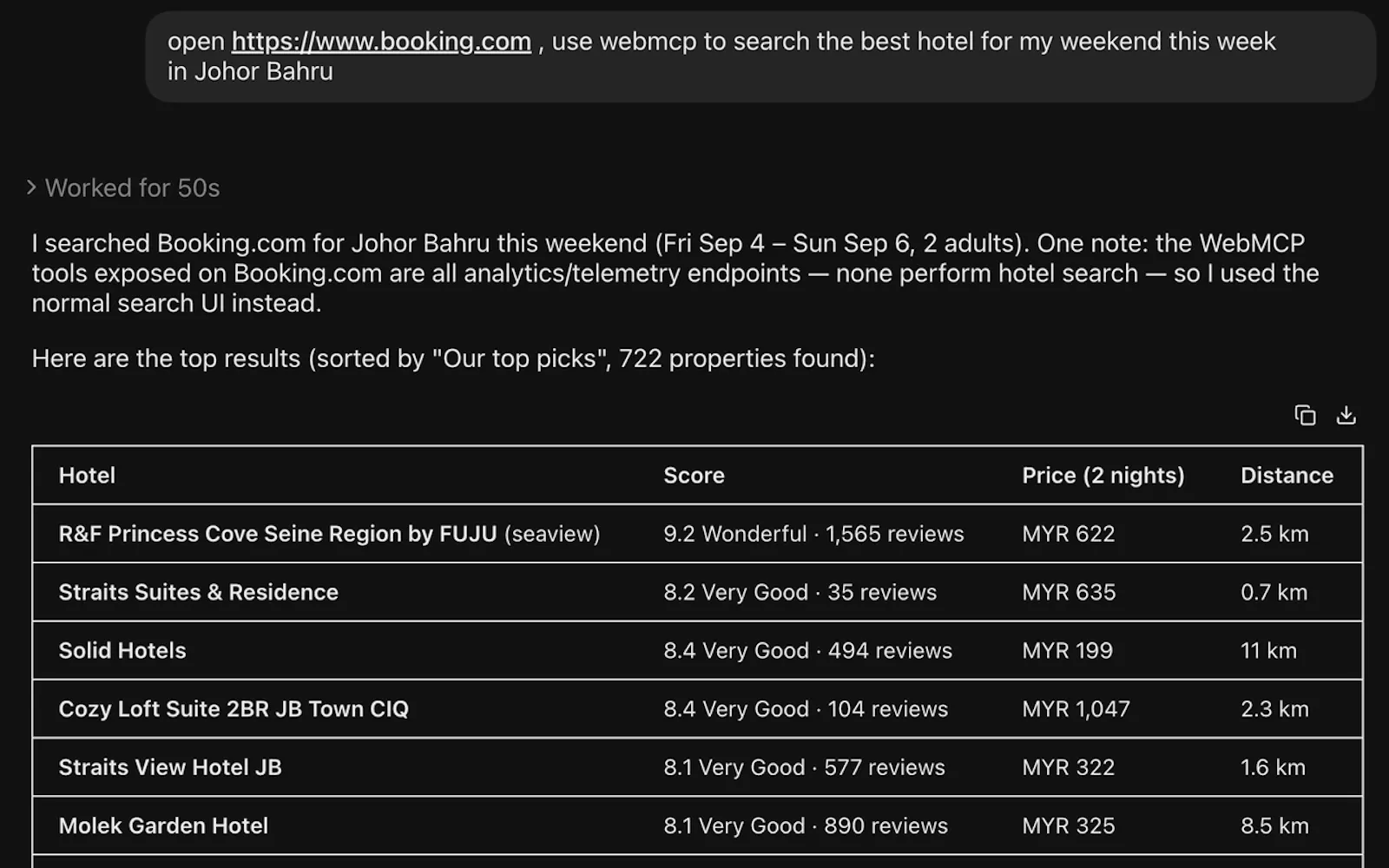 Web2MCP screenshot 3
