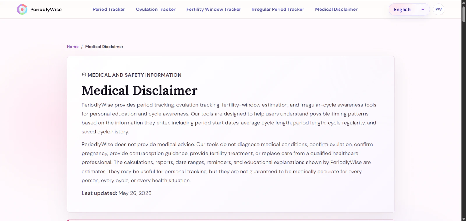 PeriodlyWise screenshot 6