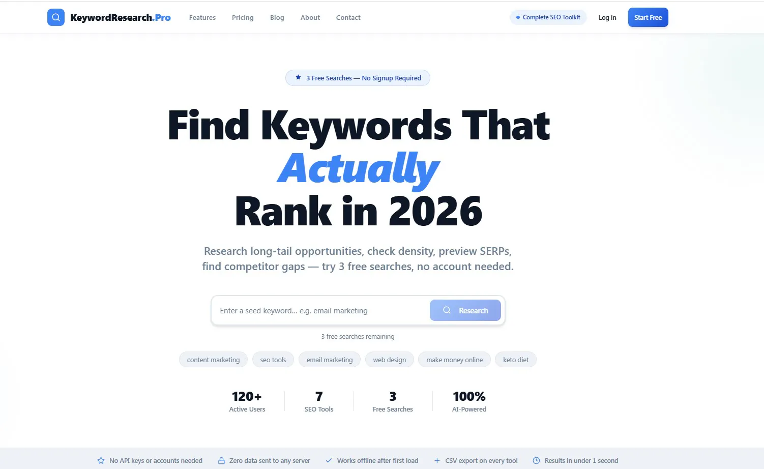 Keyword Research Pro gallery image