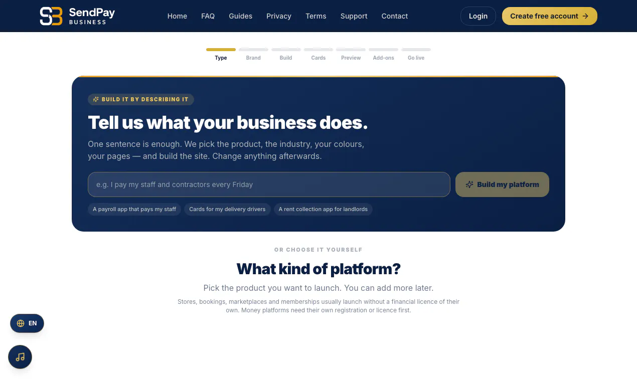 SendPay Business gallery image