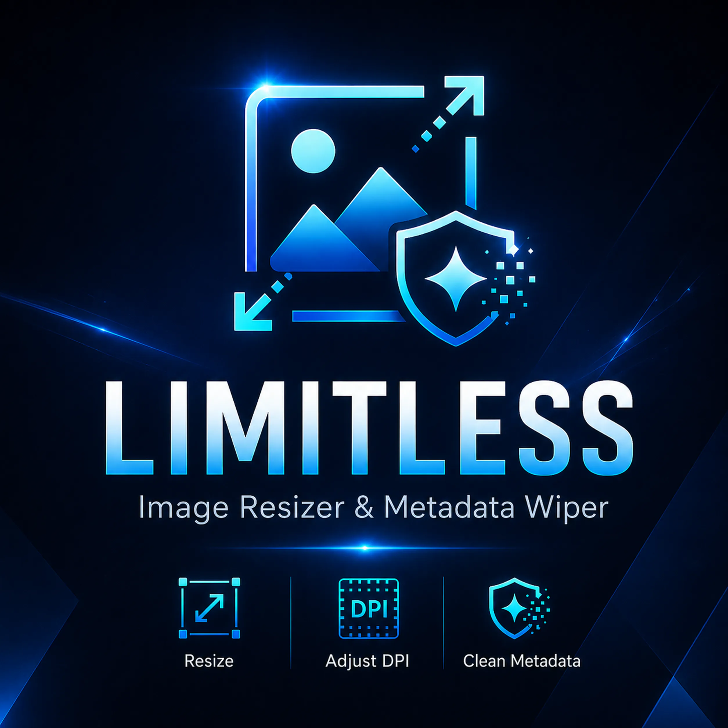 LIMITLESS Image Resizer & Metadata Wiper