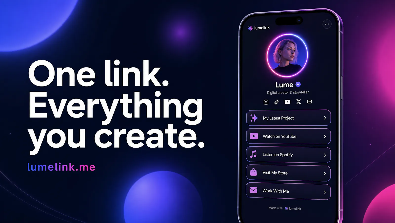 Lumelink screenshot 1
