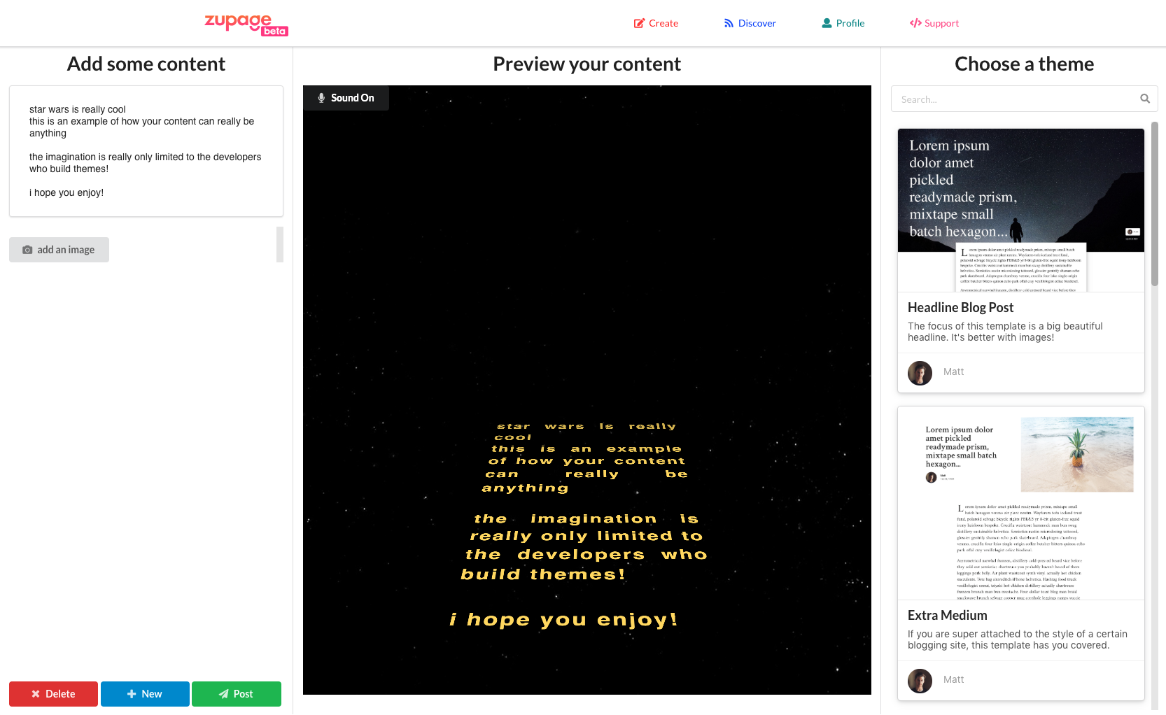 Zupage gallery image