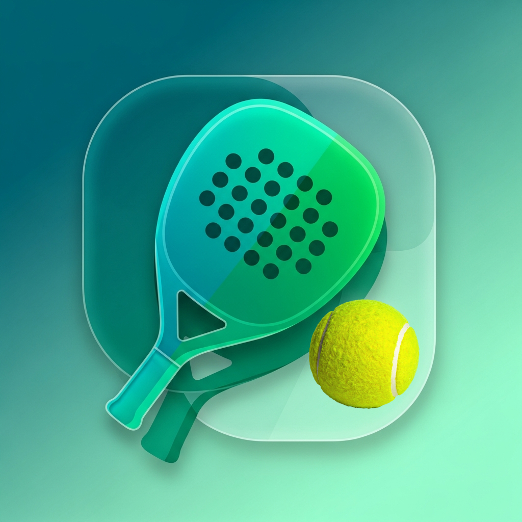 Padel Mixer - Product Hunt launch logo and brand identity