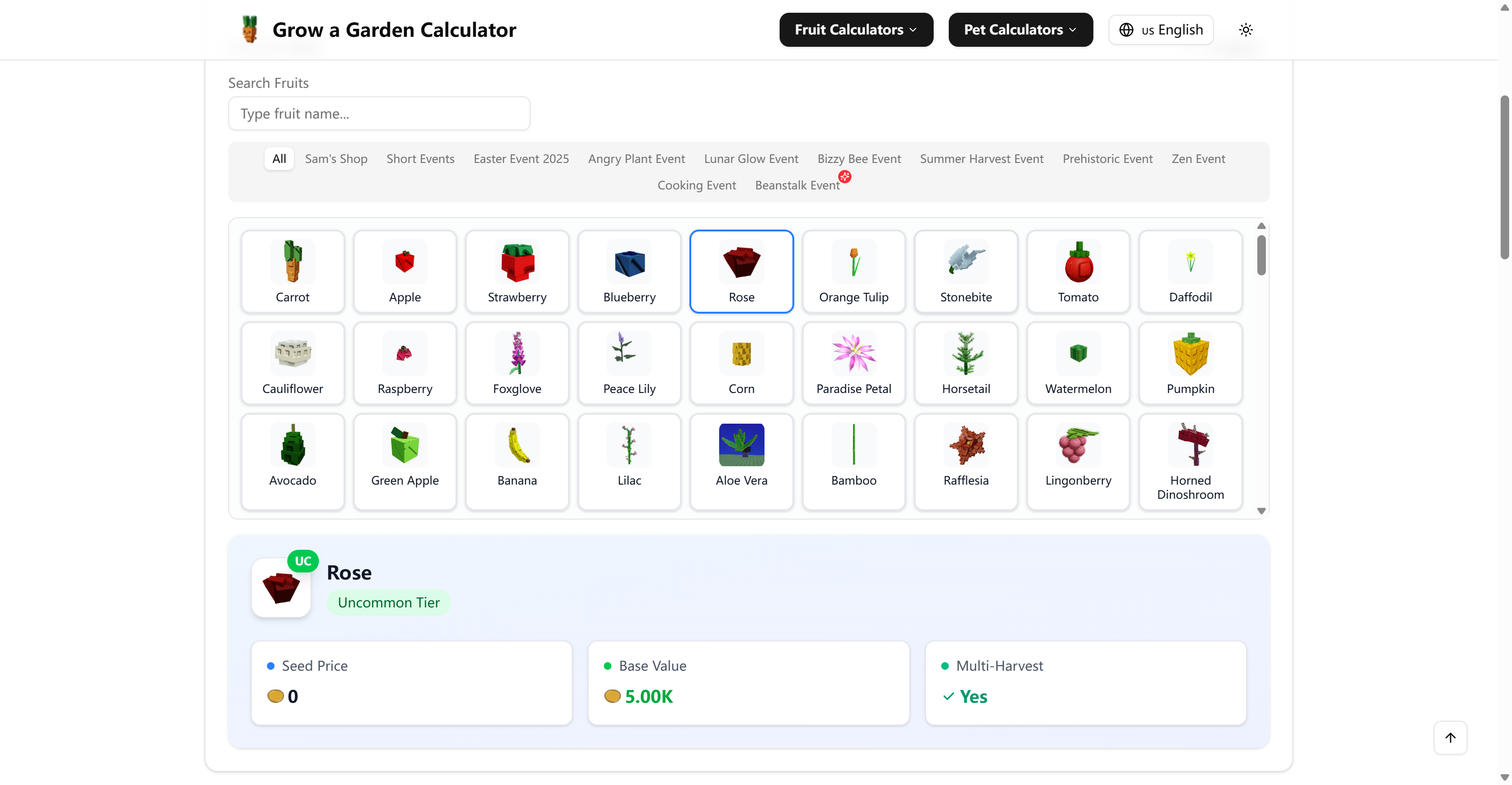 Grow a Garden Calculator gallery image