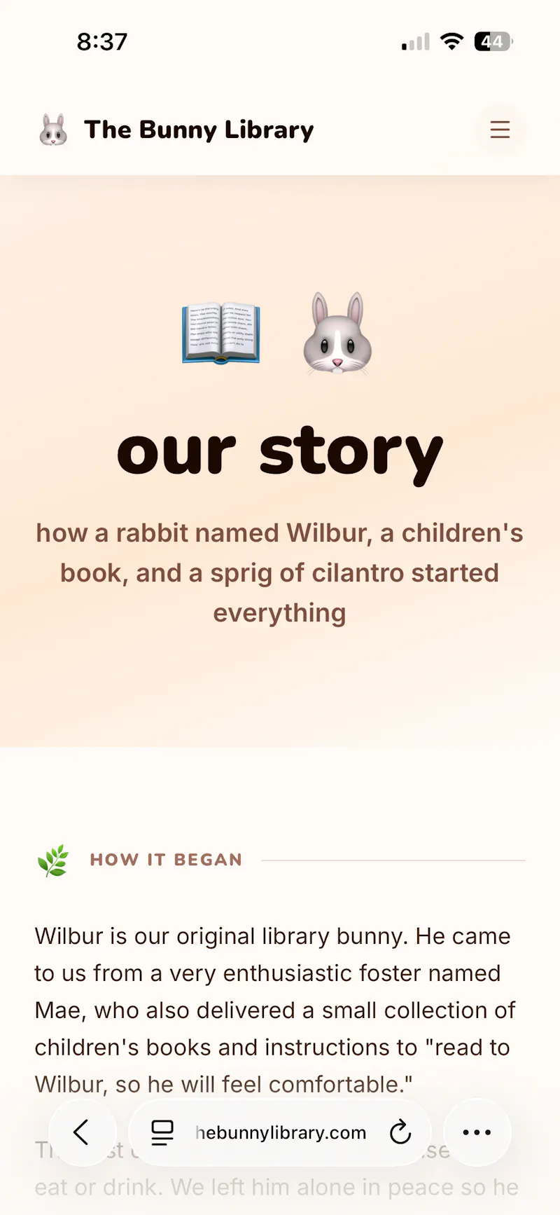 The Bunny Library  screenshot 2