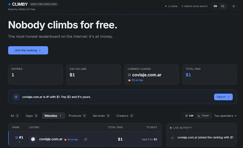 Climby screenshot 1