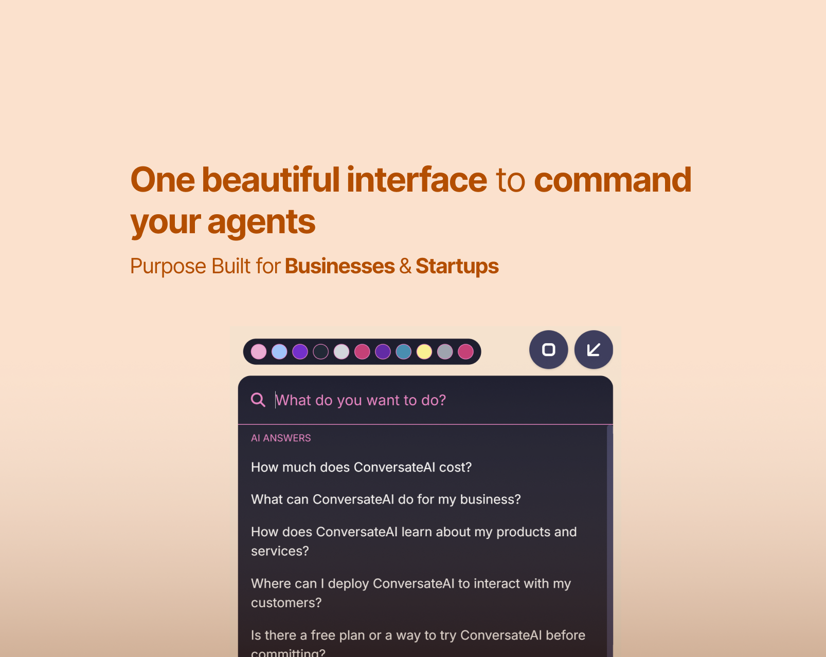 ConversateAI - Screenshot 3 showing product features and functionality