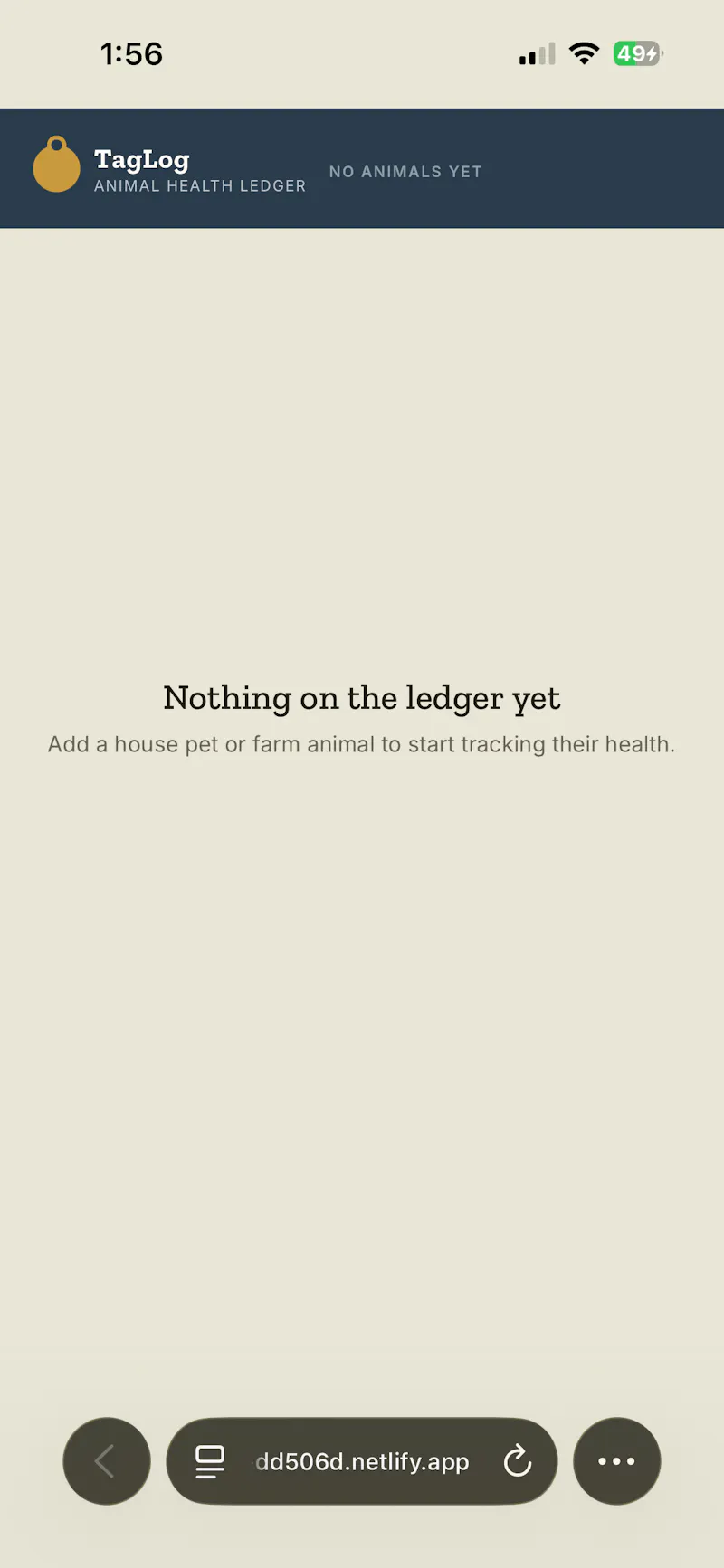TagLog — Animal Health Ledger screenshot 3