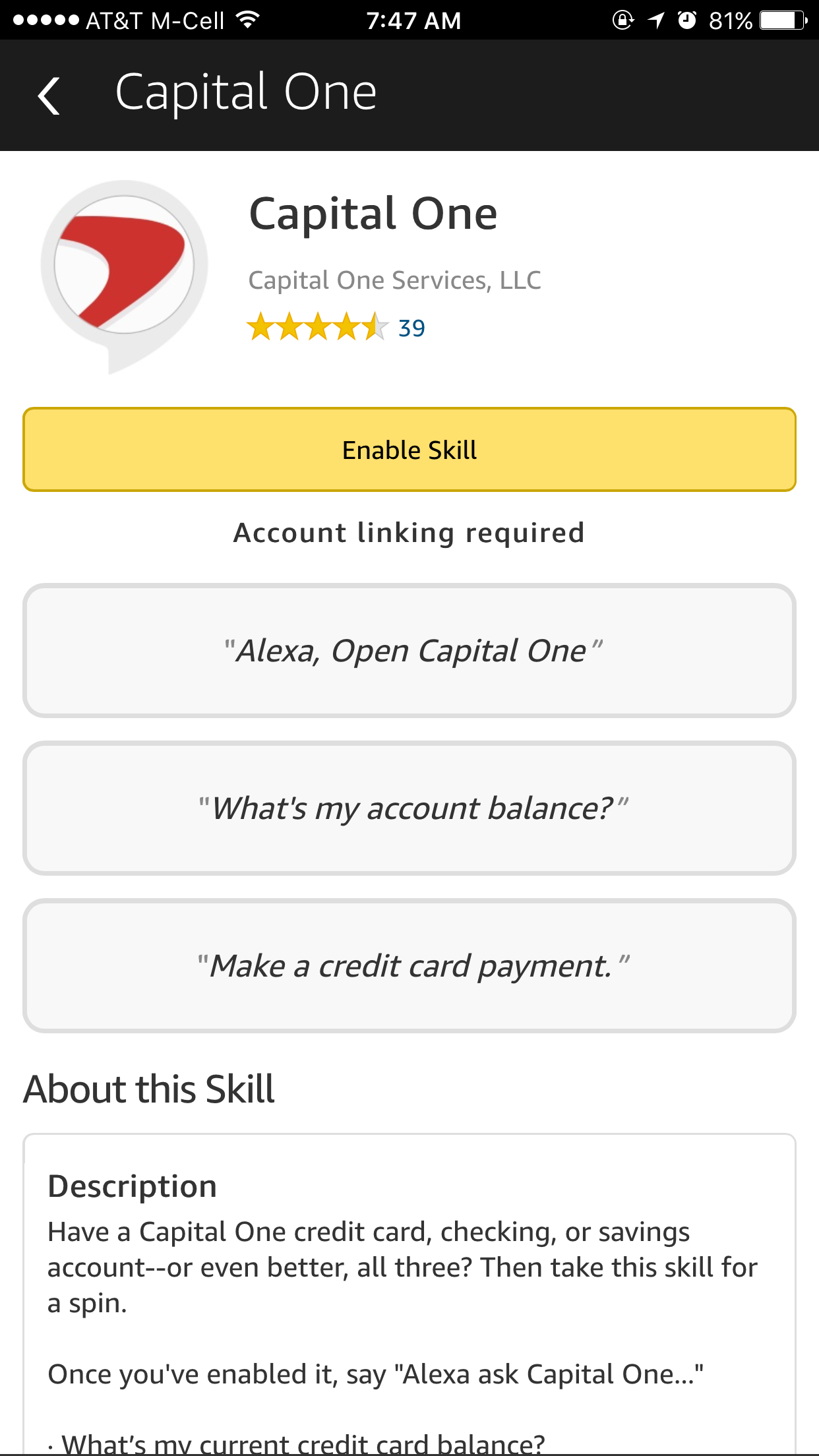 Amazon Alexa Skills Store gallery image