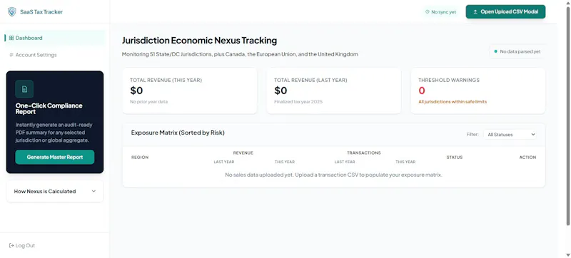 SaaS Tax Tracker screenshot 5
