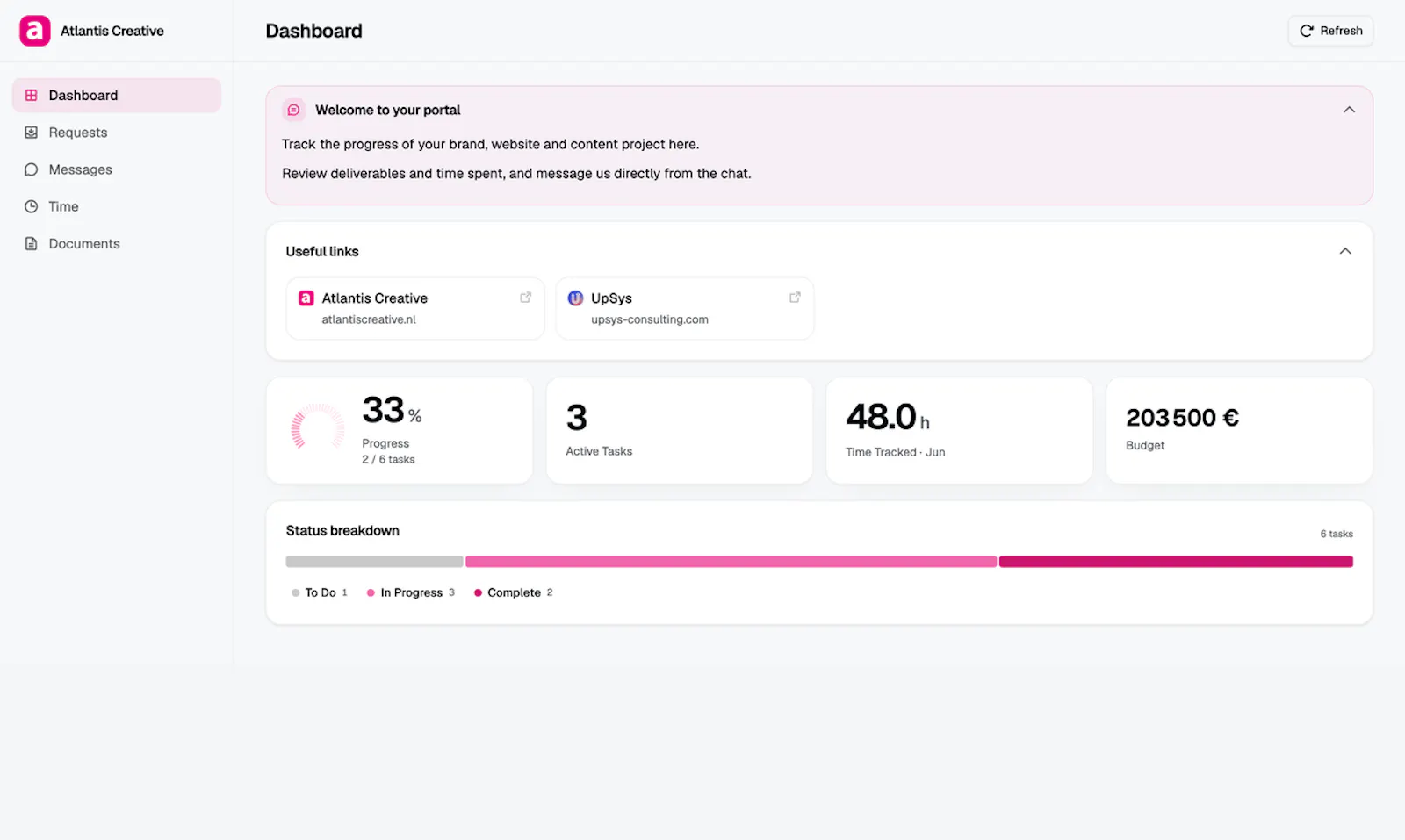 Client Glance screenshot 4