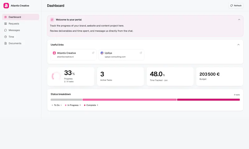 Client Glance screenshot 4