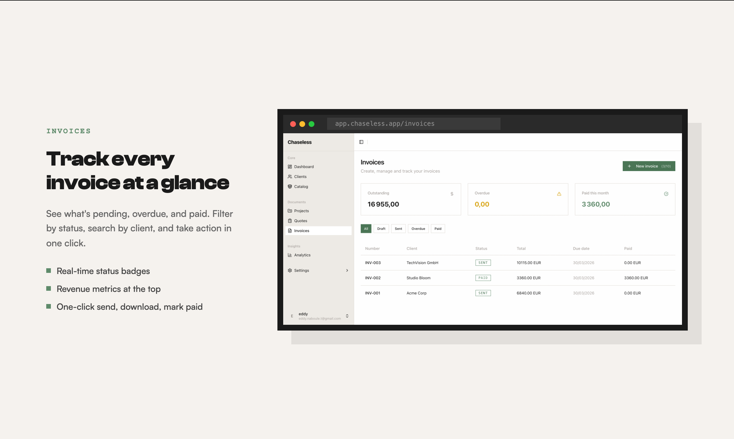 Chaseless gallery image