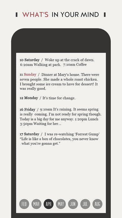 DayGram - One line a day Diary (Note/Journal) gallery image