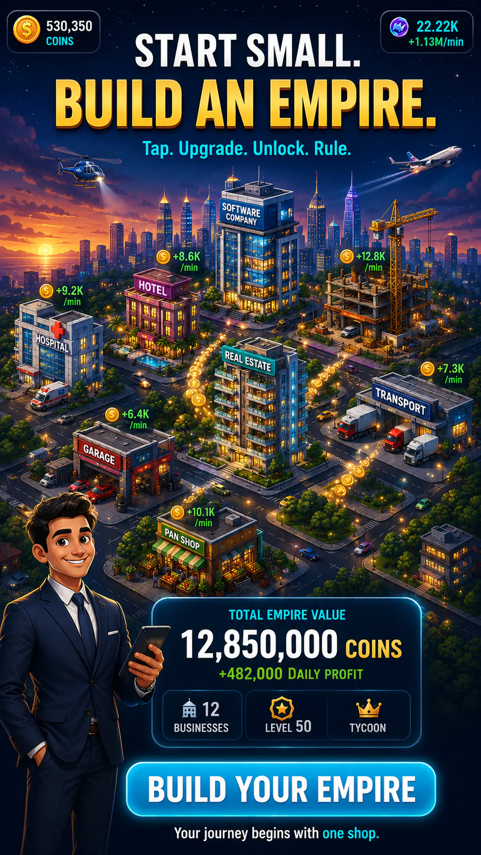 Poor 2 Power: Tycoon Simulator gallery image