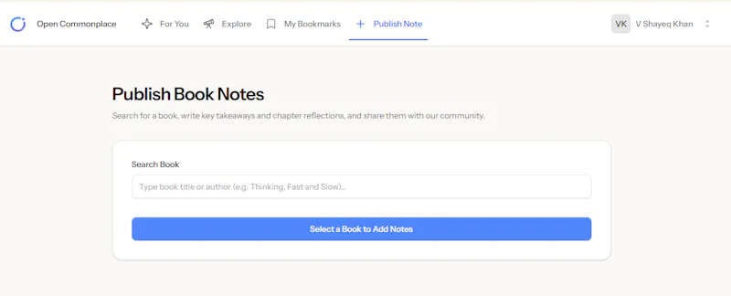 Open Commonplace screenshot 3
