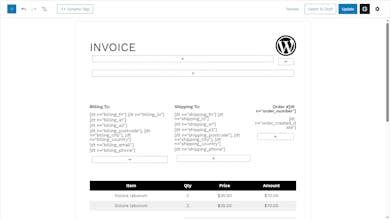 PDF Invoice Builder for WooCommerce gallery image