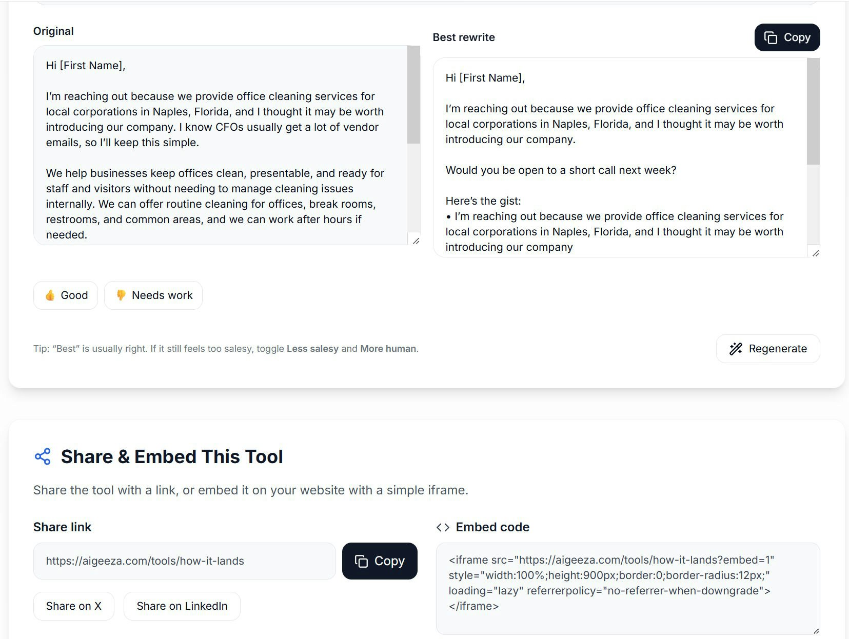 How It Lands - Screenshot 4 showing product features and functionality