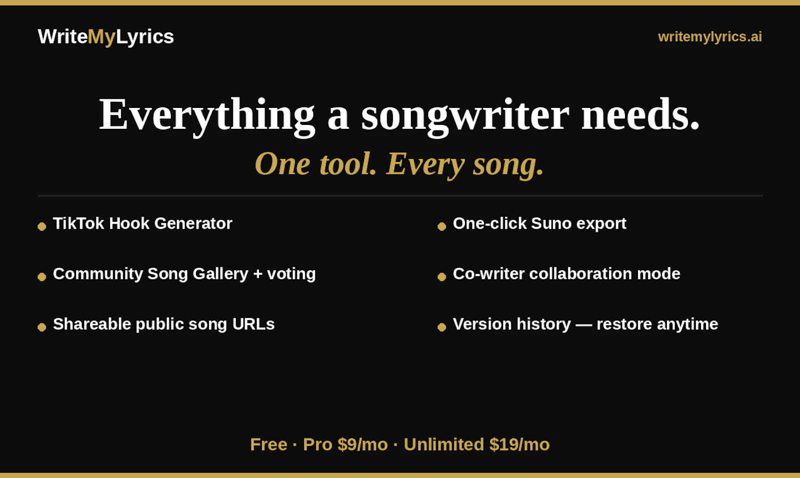 WriteMyLyrics screenshot 6