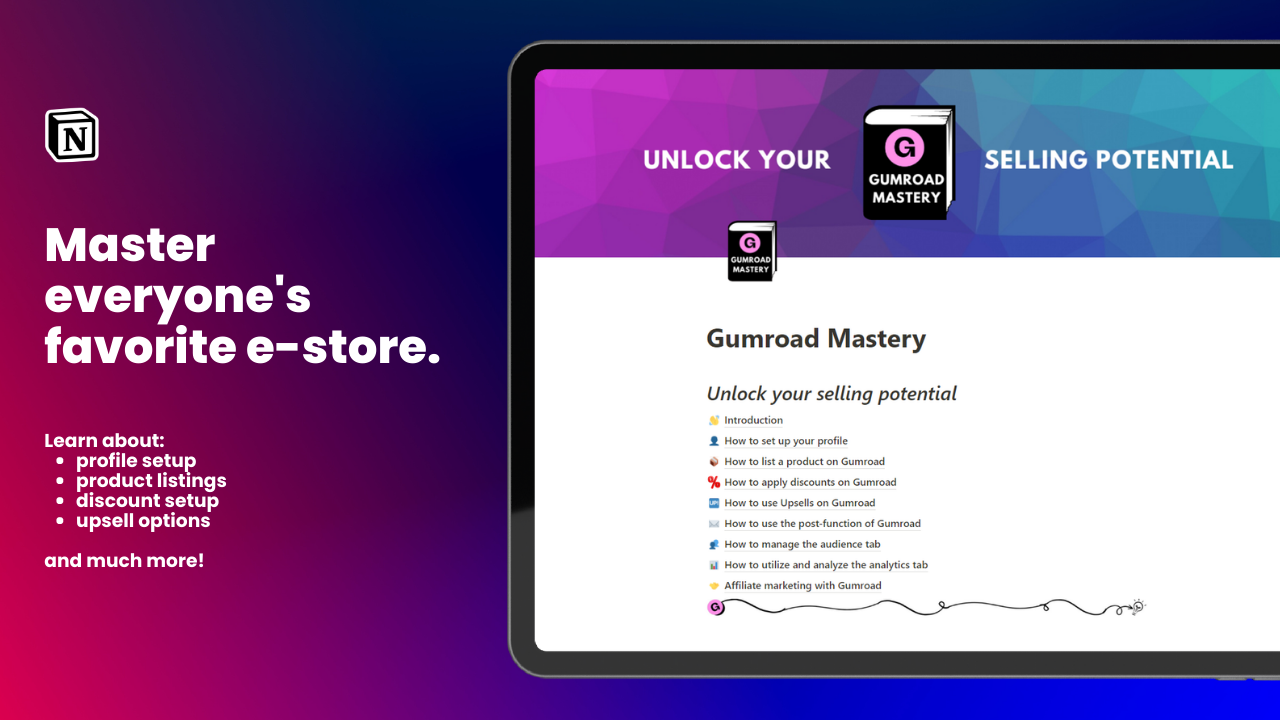 Gumroad Mastery gallery image