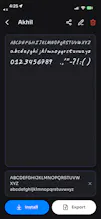 SnapFont: Handwriting Font gallery image