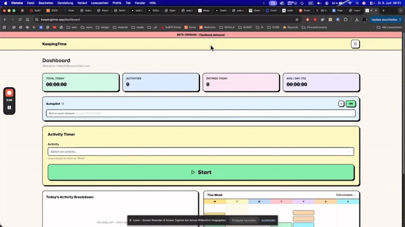 Keeping Time screenshot 1 (video preview)