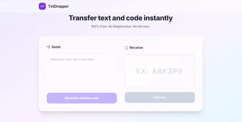 TxtDropper screenshot 1