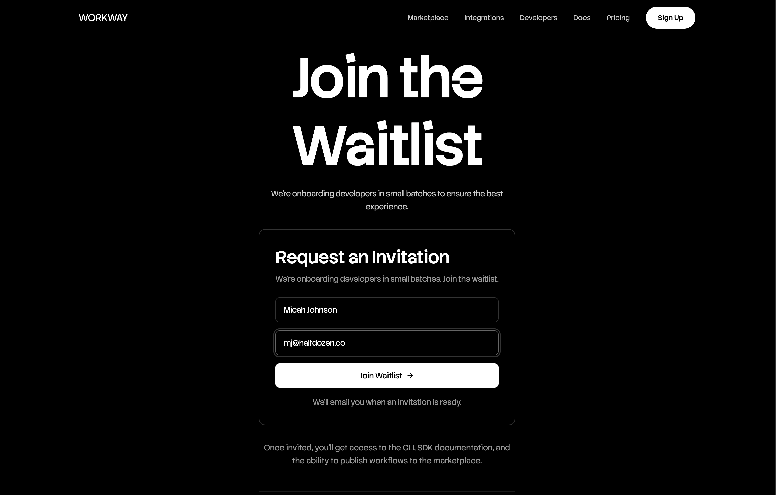 WORKWAY - Screenshot 2 showing product features and functionality