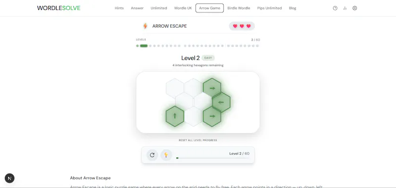 Arrow Game screenshot 1