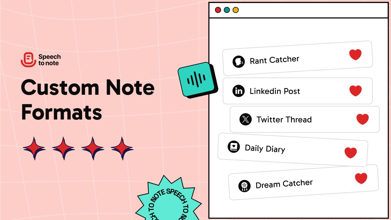 Speech om de mobiele app op te merken - Notes onderweg maken!Online, offline media 7