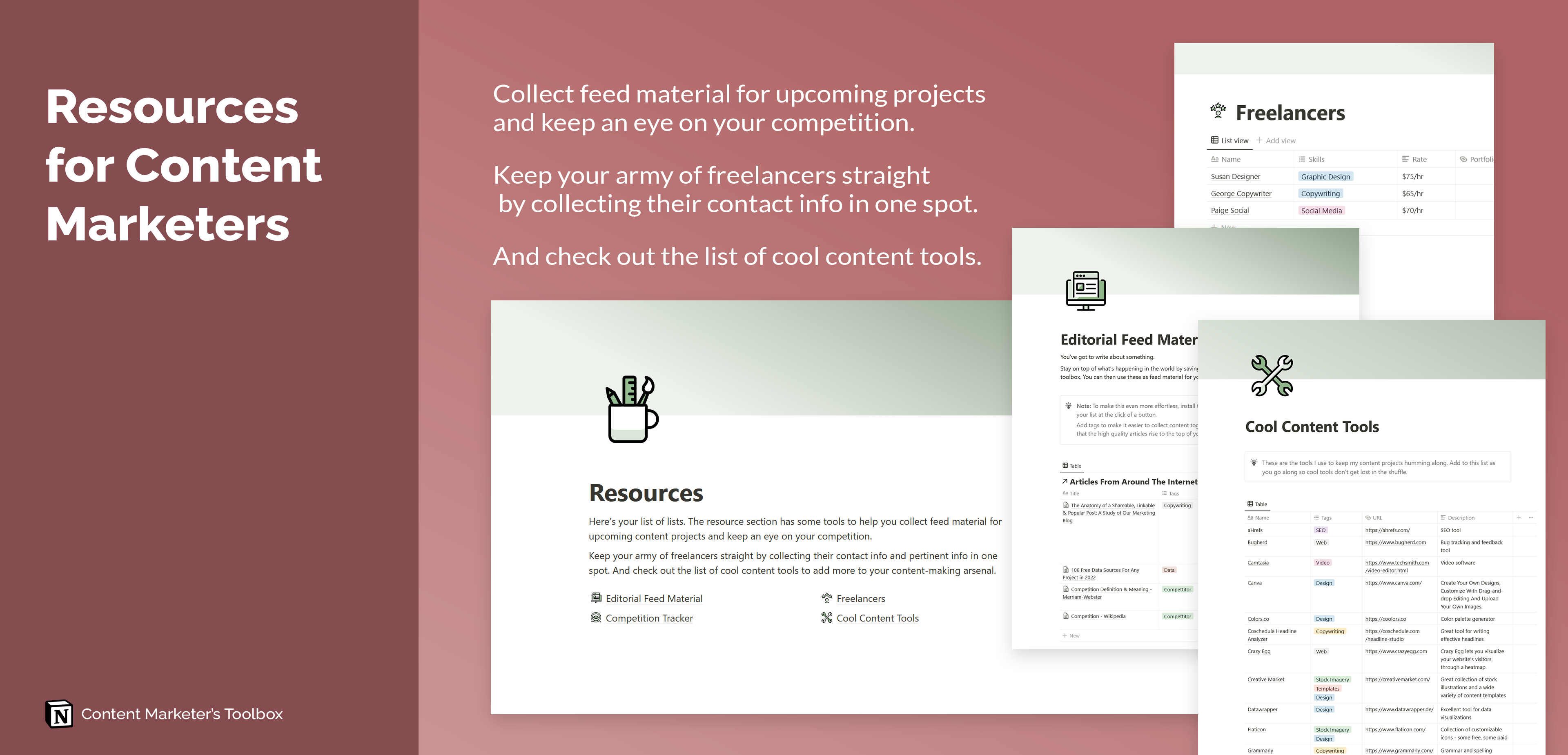 Content Marketer's Toolbox gallery image