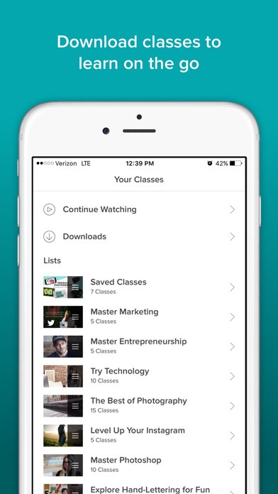 Skillshare Online Classes - 4.0.0 Rebrand gallery image