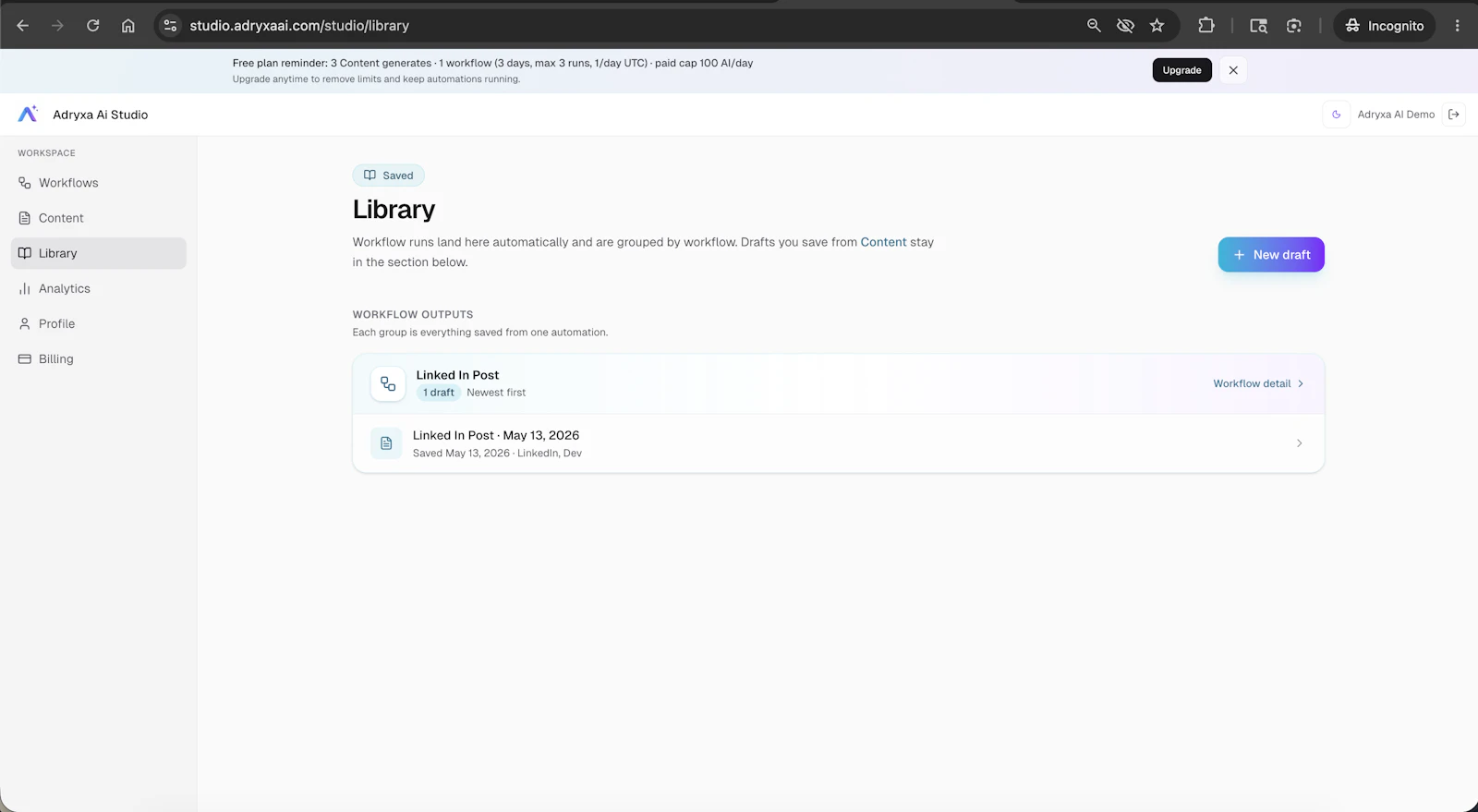 Adryxa AI Studio screenshot 4