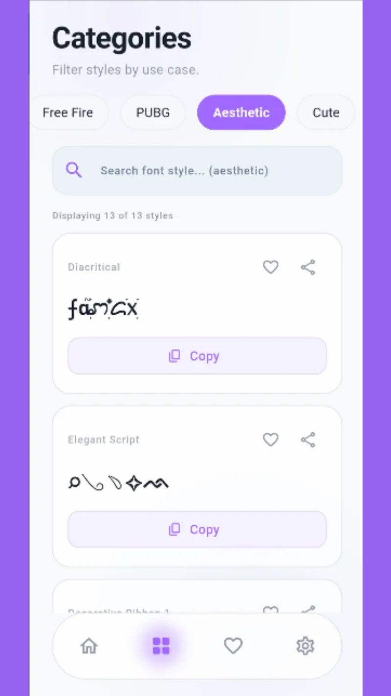 Gerador De Letras Diferentes screenshot 2