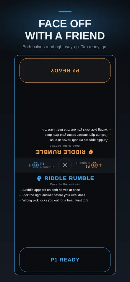 RivalBrains: 2 Player Games on One Phone gallery image