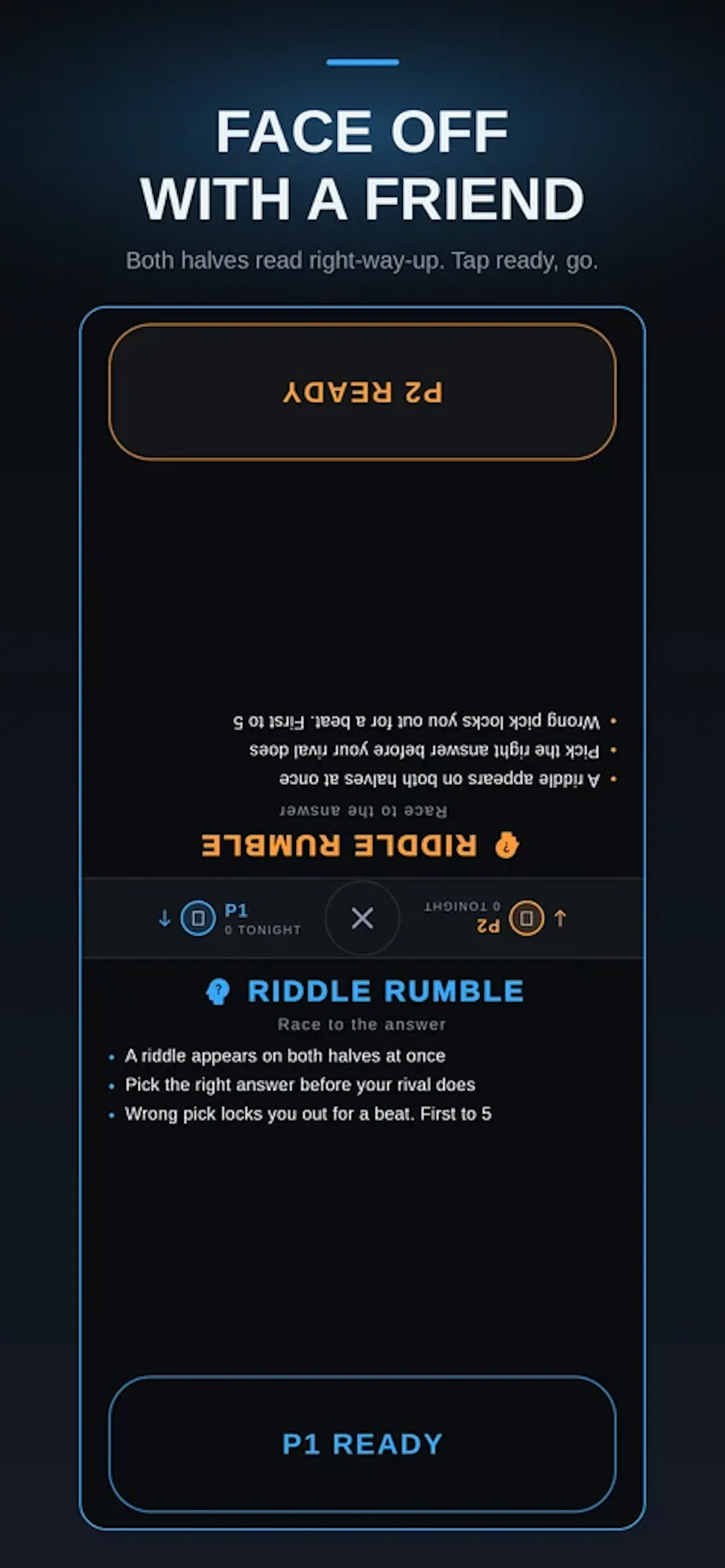 RivalBrains: 2 Player Games on One Phone screenshot 4