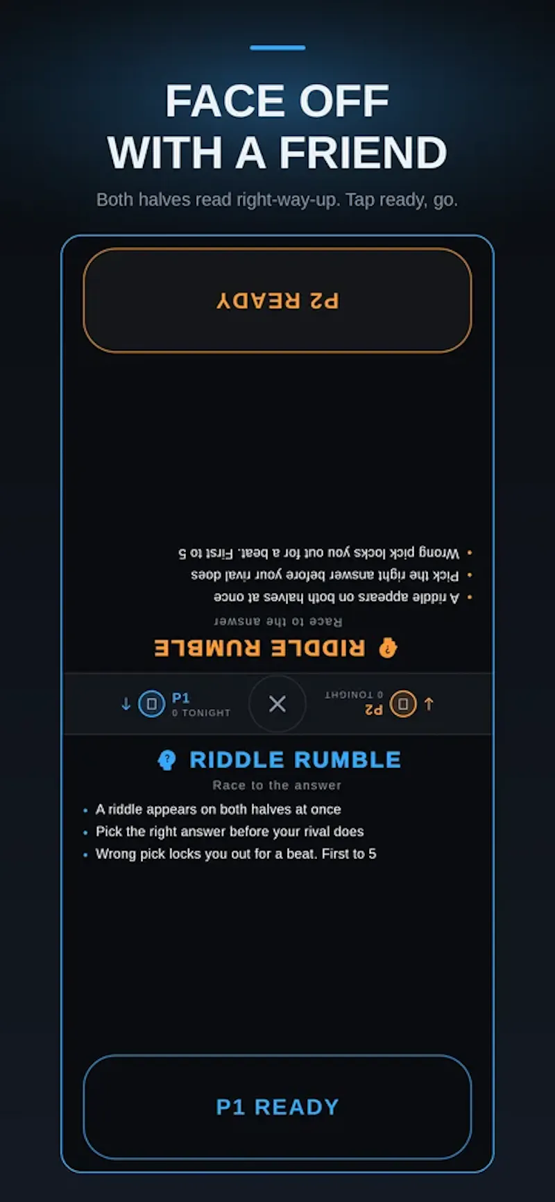 RivalBrains: 2 Player Games on One Phone screenshot 4