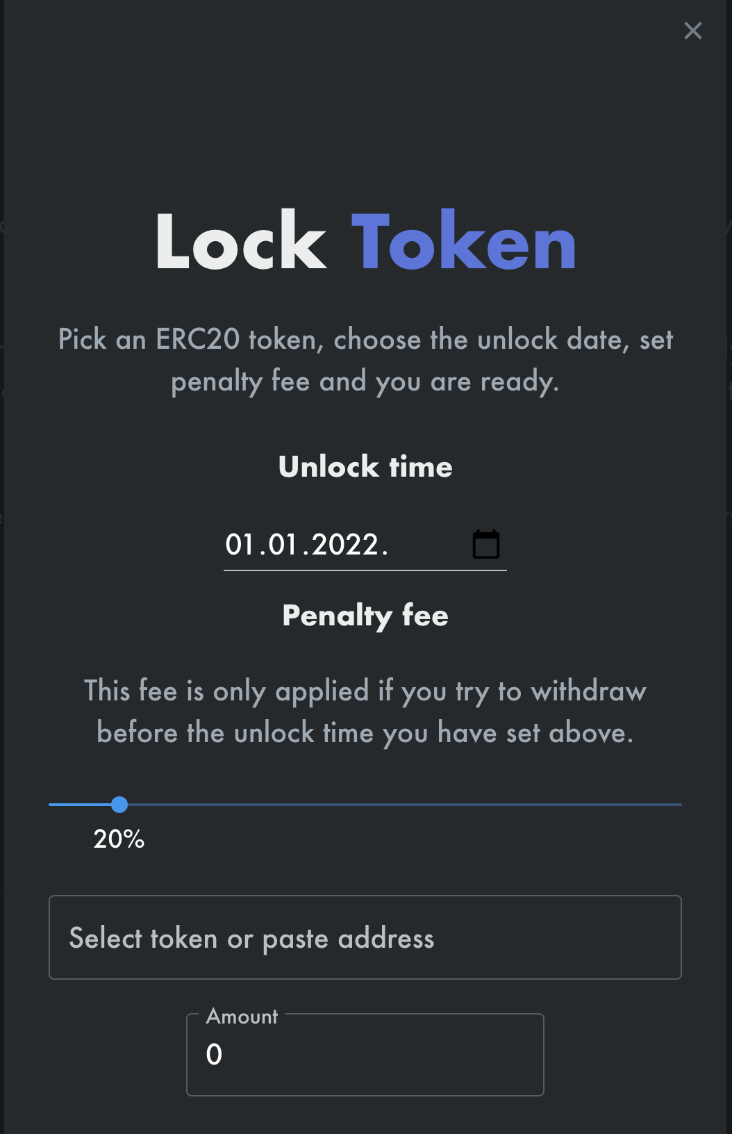 Token Locker gallery image