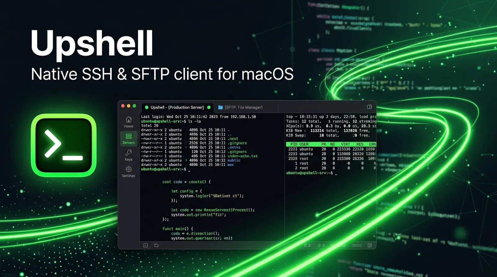 Upshell for Mac screenshot 1