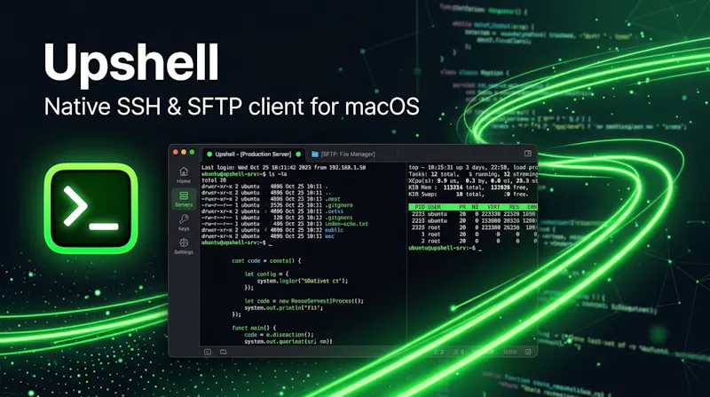 Upshell for Mac screenshot 1